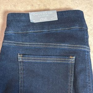 Chico pull on slim boot jean rainier rise indigo 2.5R